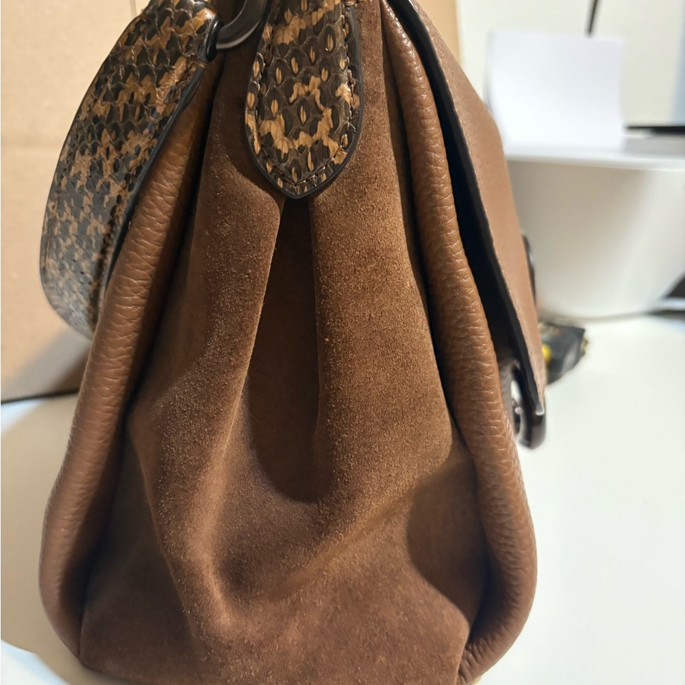 Coach May Shoulder Bag with Snakeskin Detail 4612 - Picture 9 of 13
